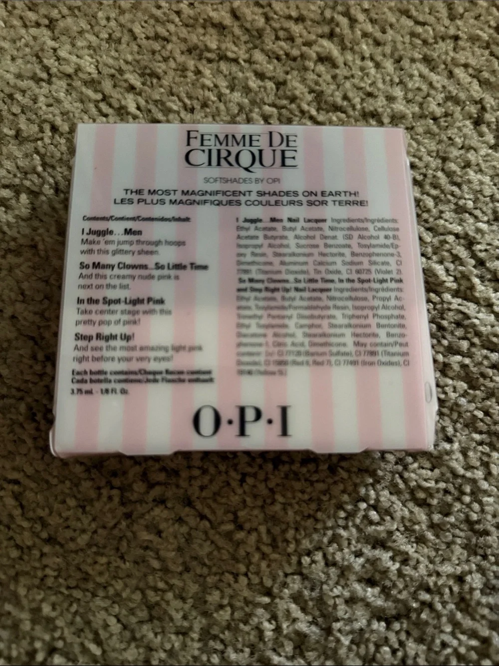 OPI four softshades