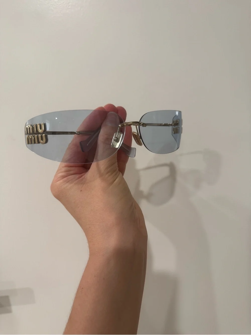 Miu Miu sleek rimless